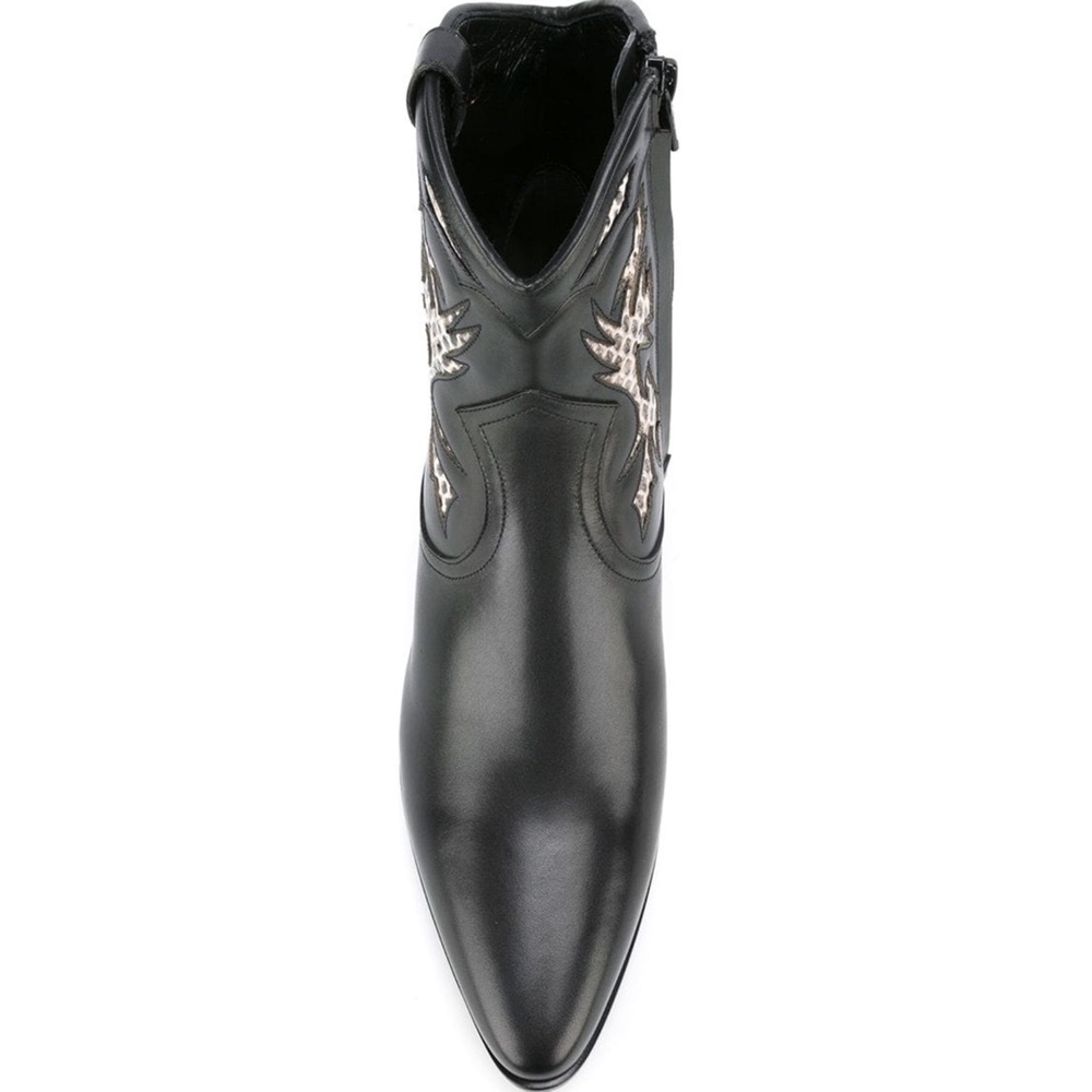New Saint Laurent YSL Rock 40 Cowboy Western Boots - Picture 3 of 7